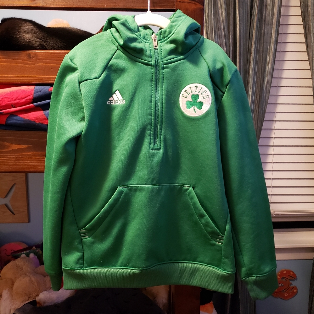 Celtics hooded zip sweatshirt